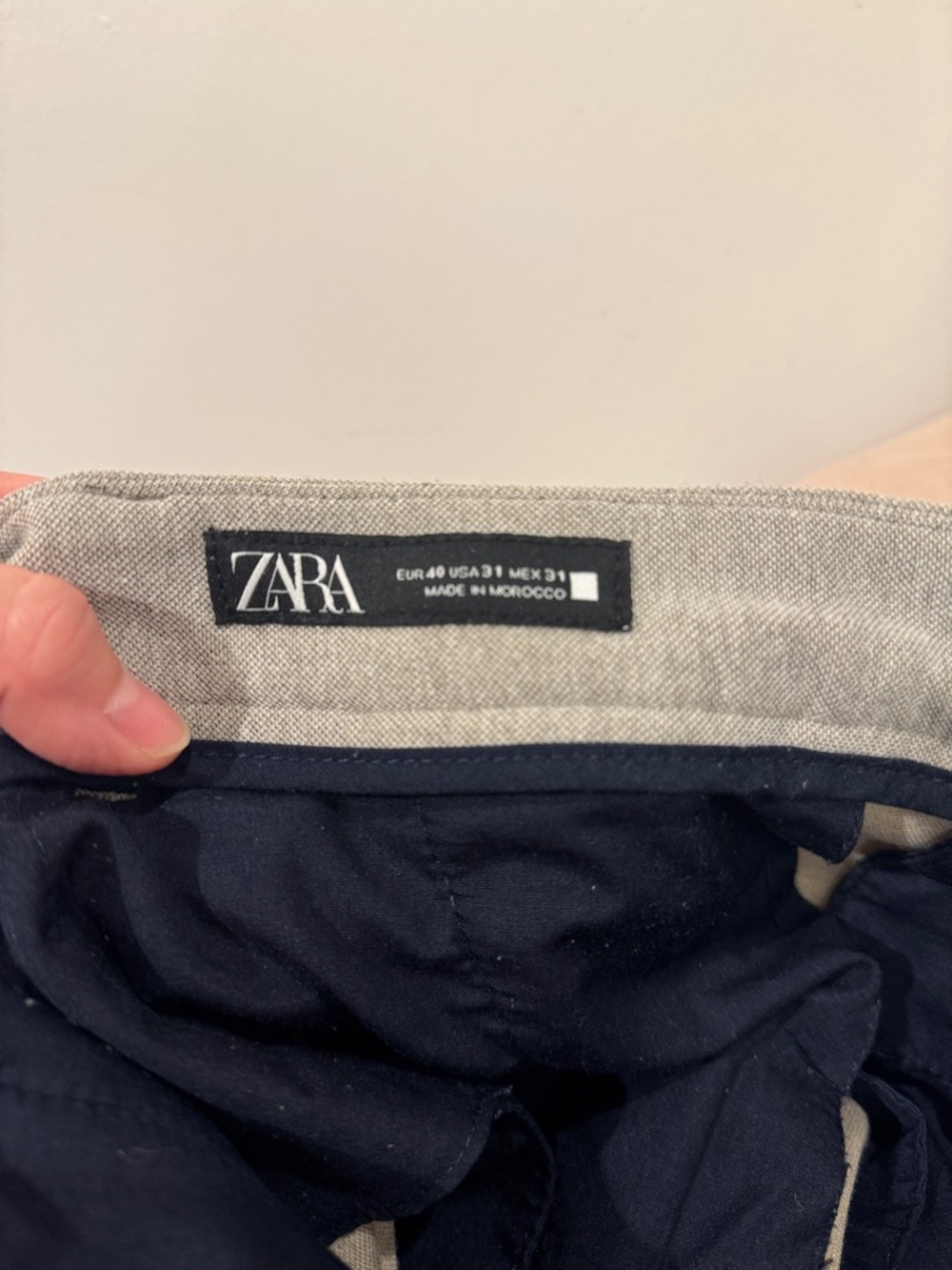 Zara Men's Tailored Grey Dress Pants - Picture 9 of 12